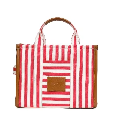 The Medium Tote Stripe Canvas