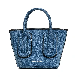 The Babe Small Tote Denim Covered Pop J Marc
