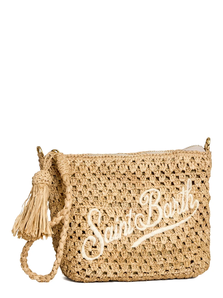 Pochette Raffia Wave