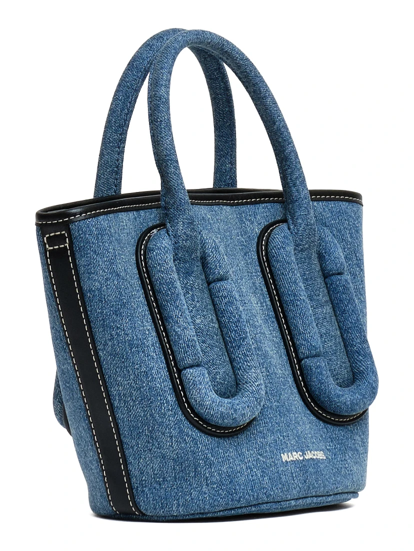The Babe Small Tote Denim Covered Pop J Marc