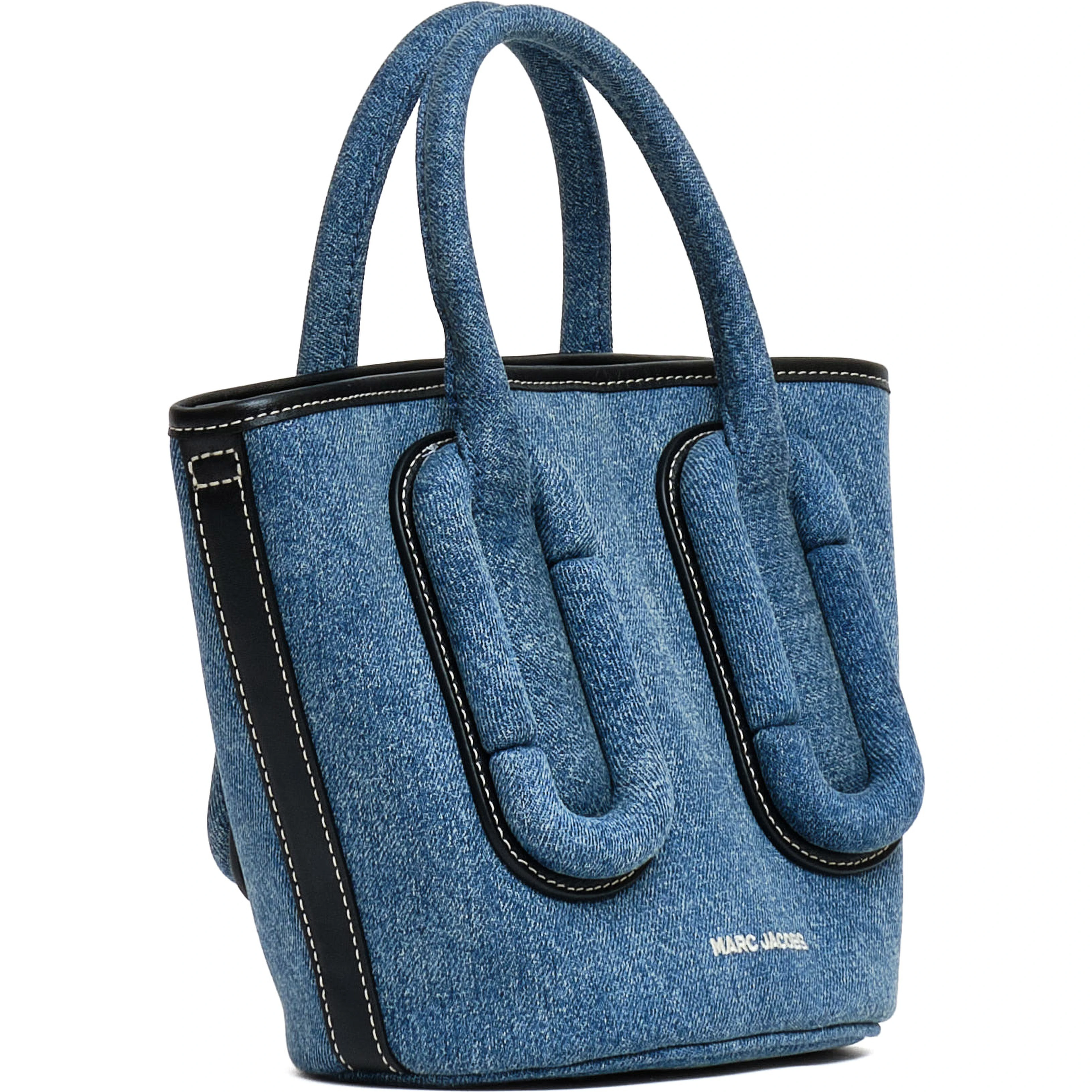 The Babe Small Tote Denim Covered Pop J Marc