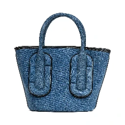 The Babe Small Tote Denim Covered Pop J Marc