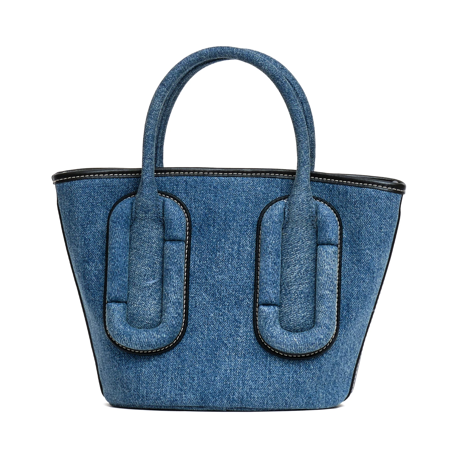 The Babe Small Tote Denim Covered Pop J Marc