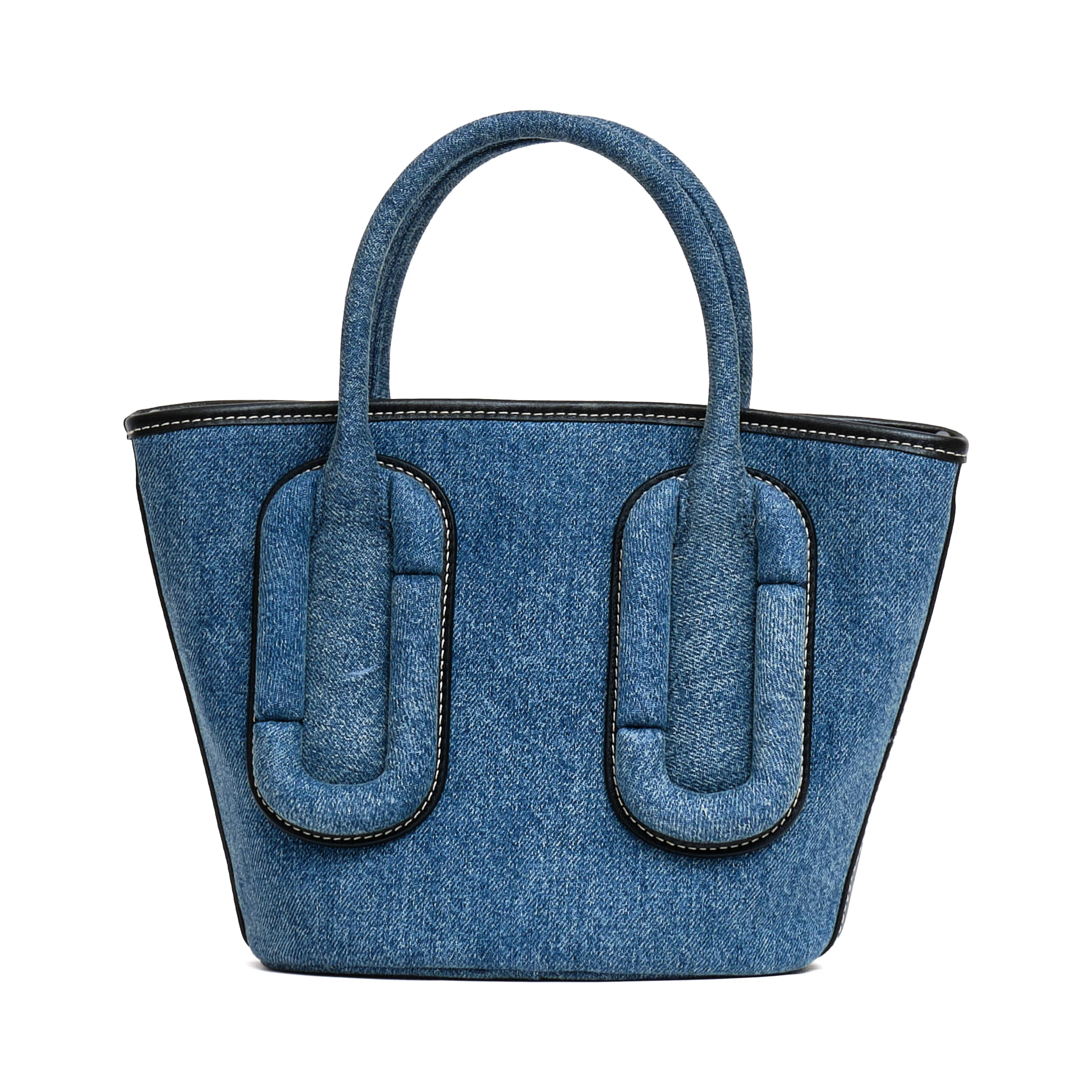The Babe Small Tote Denim Covered Pop J Marc
