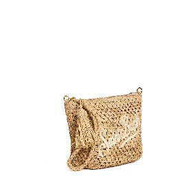 Pochette Raffia Wave
