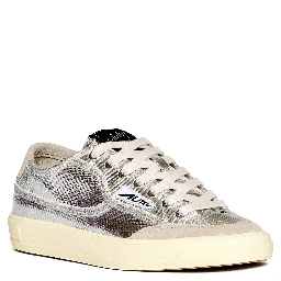 Sneakers Windscape Low In Canvas, Suede Laminato