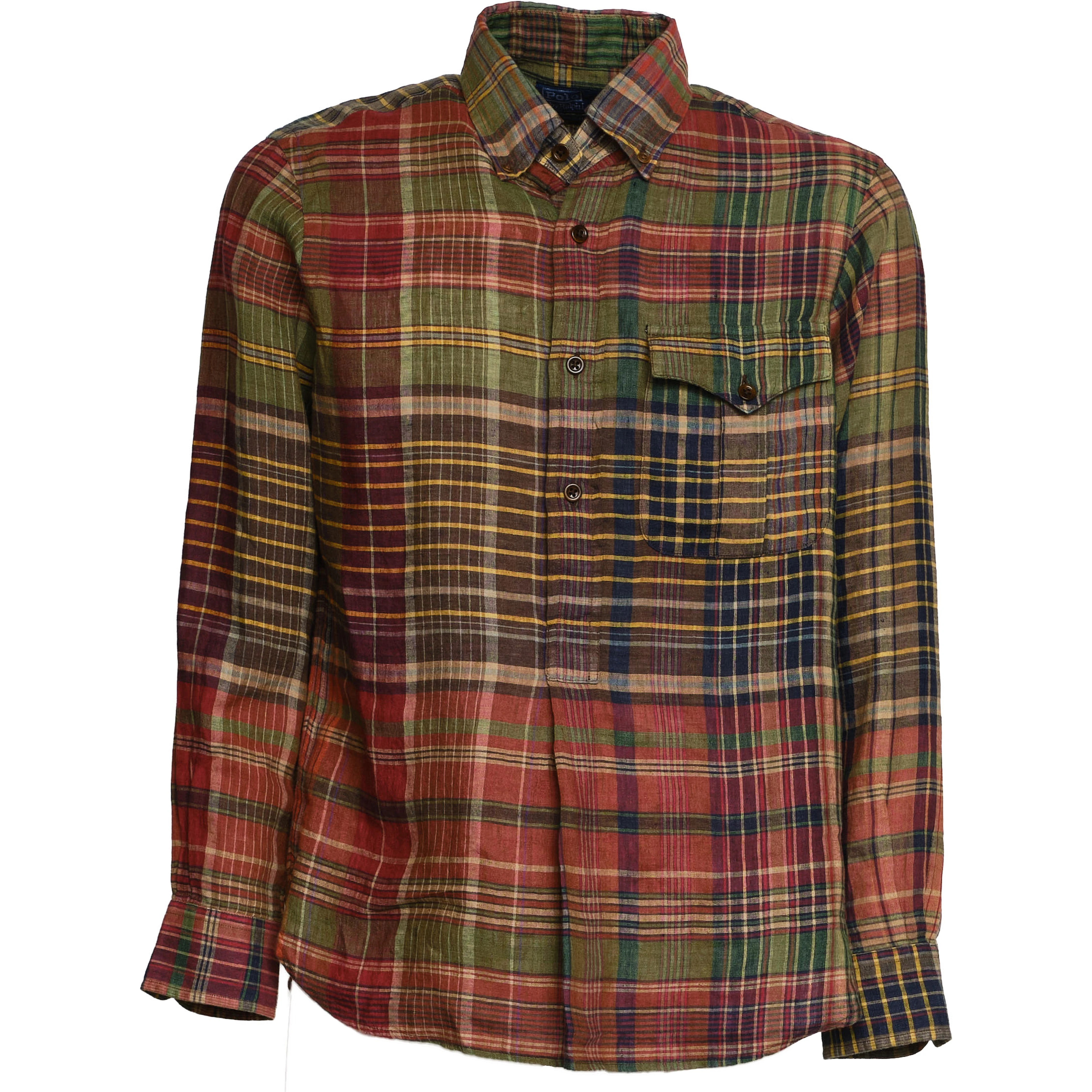 Camicia Galles In Lino Fiammato