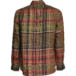 Camicia Galles In Lino Fiammato