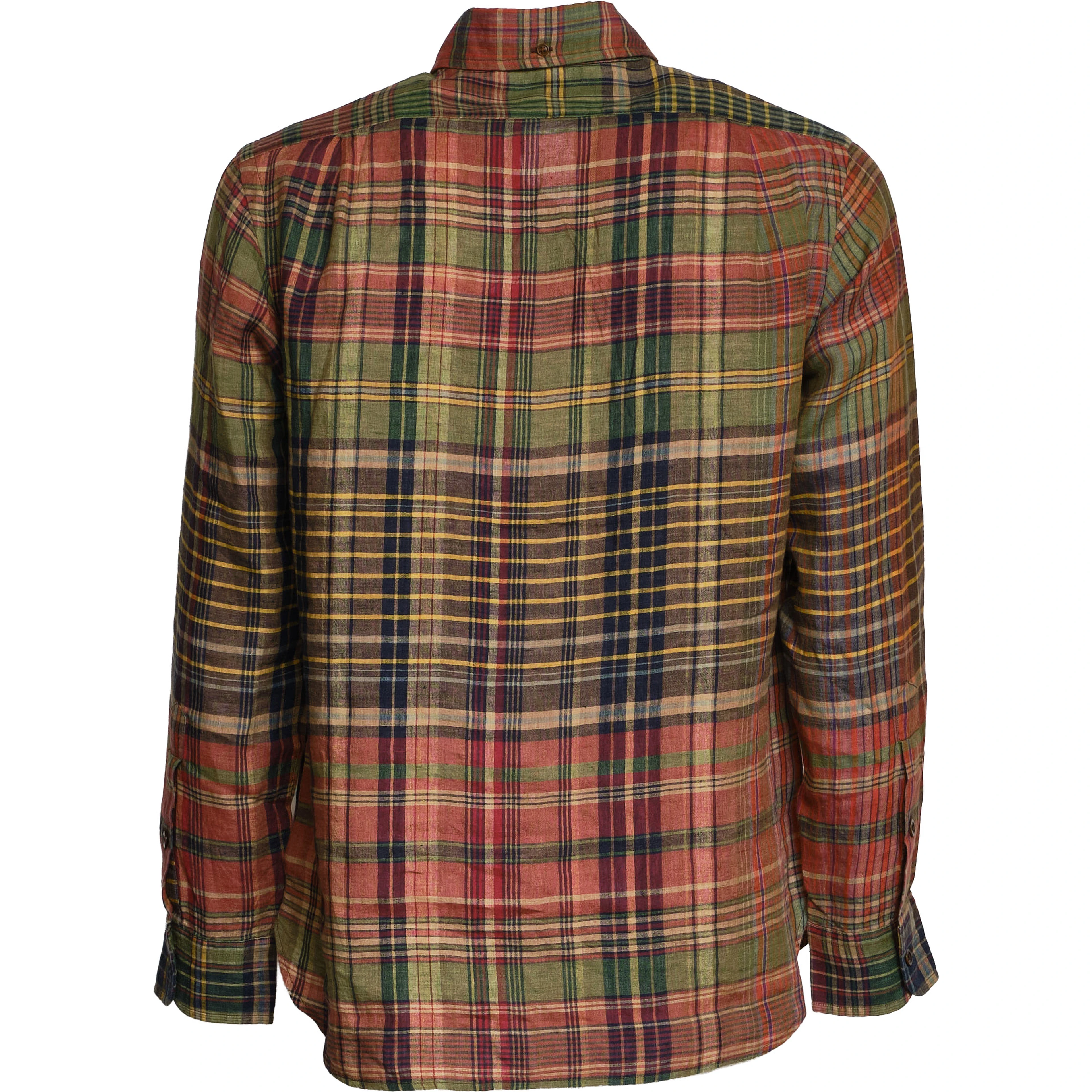 Camicia Galles In Lino Fiammato