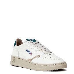 Sneakers Medalist Low In Pelle Nabuk Elephant Dark Sea, Feather Gray