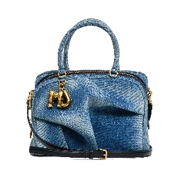 The Small Bauletto Denim Wave