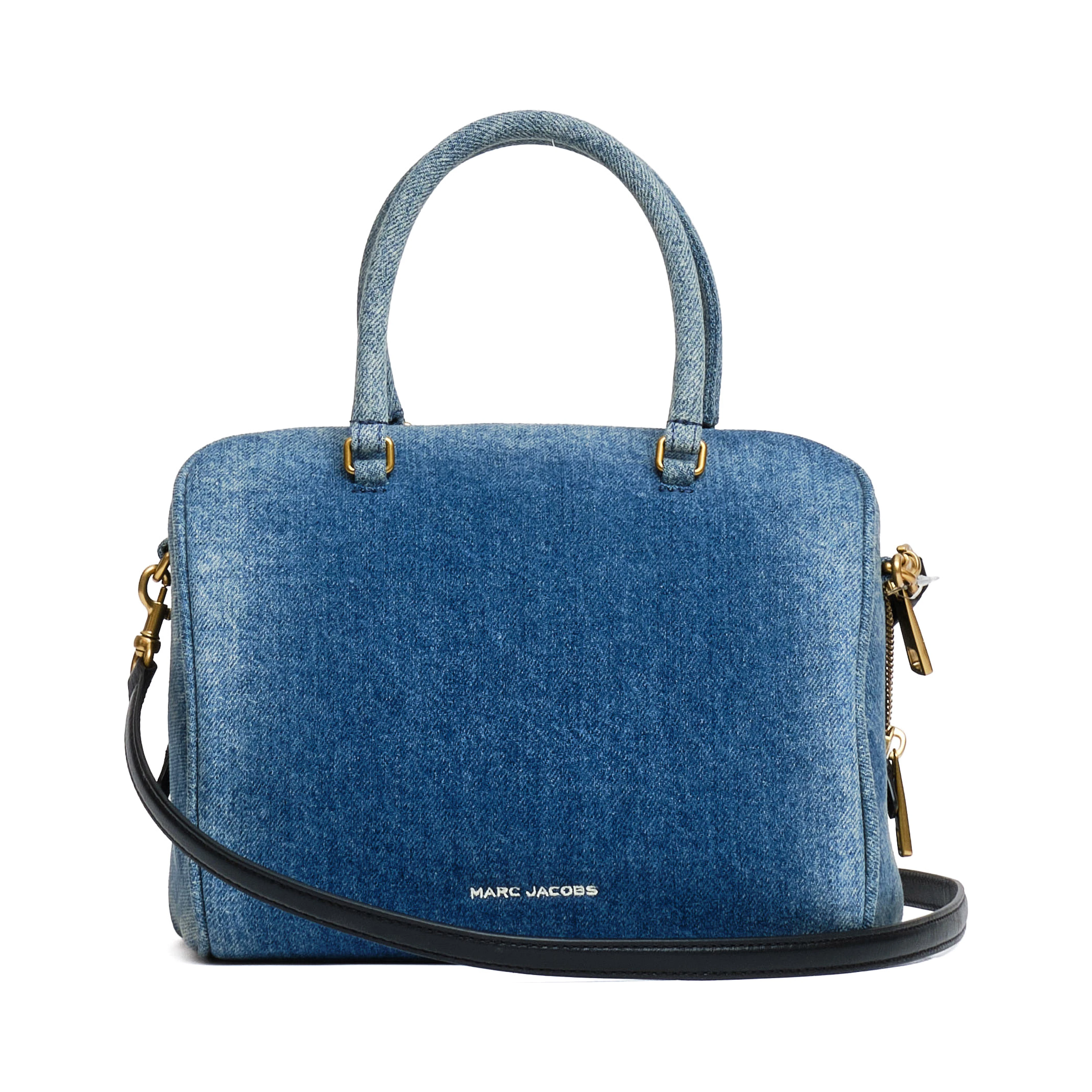 The Small Bauletto Denim Wave