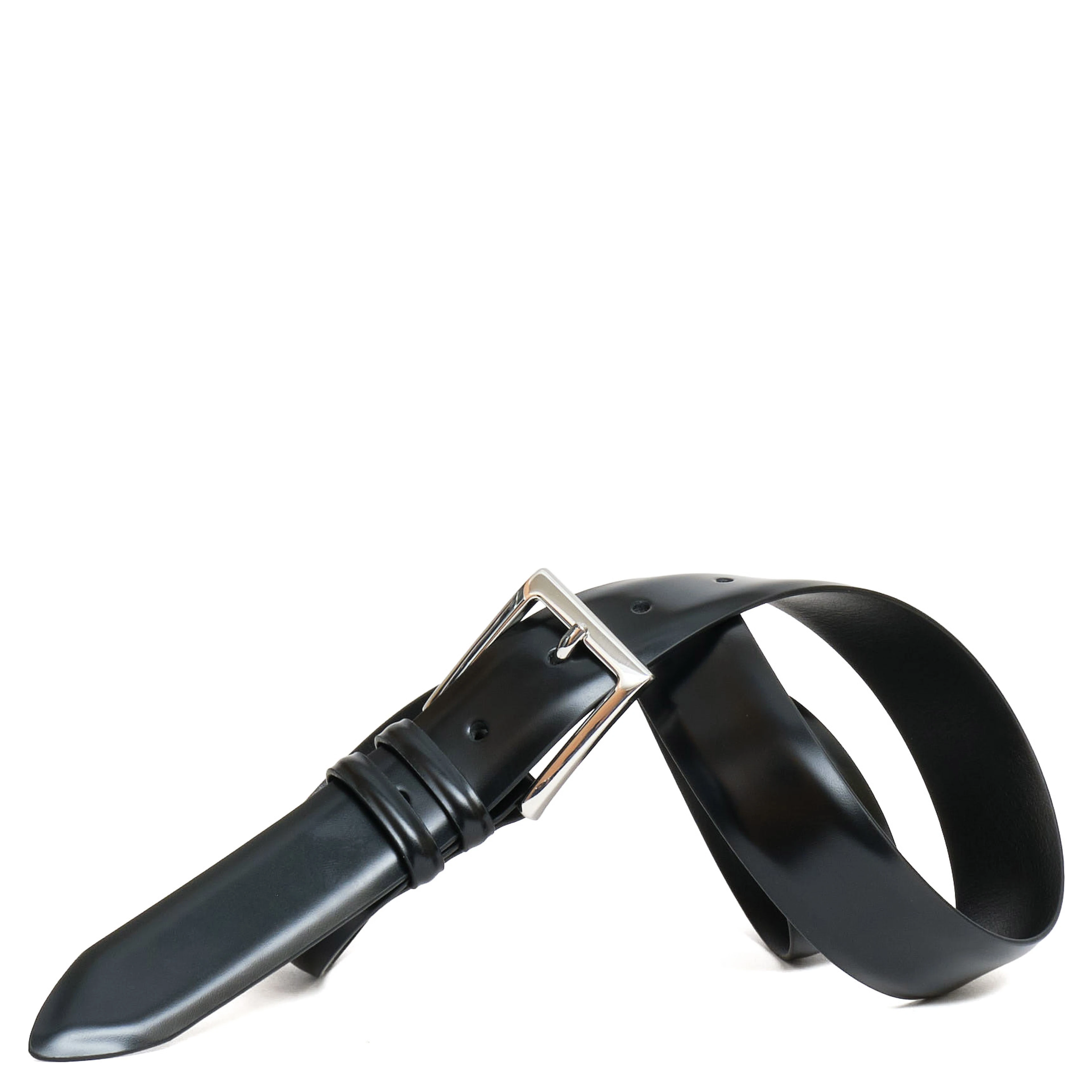 Cintura Classica Calf In Pelle 3 Cm