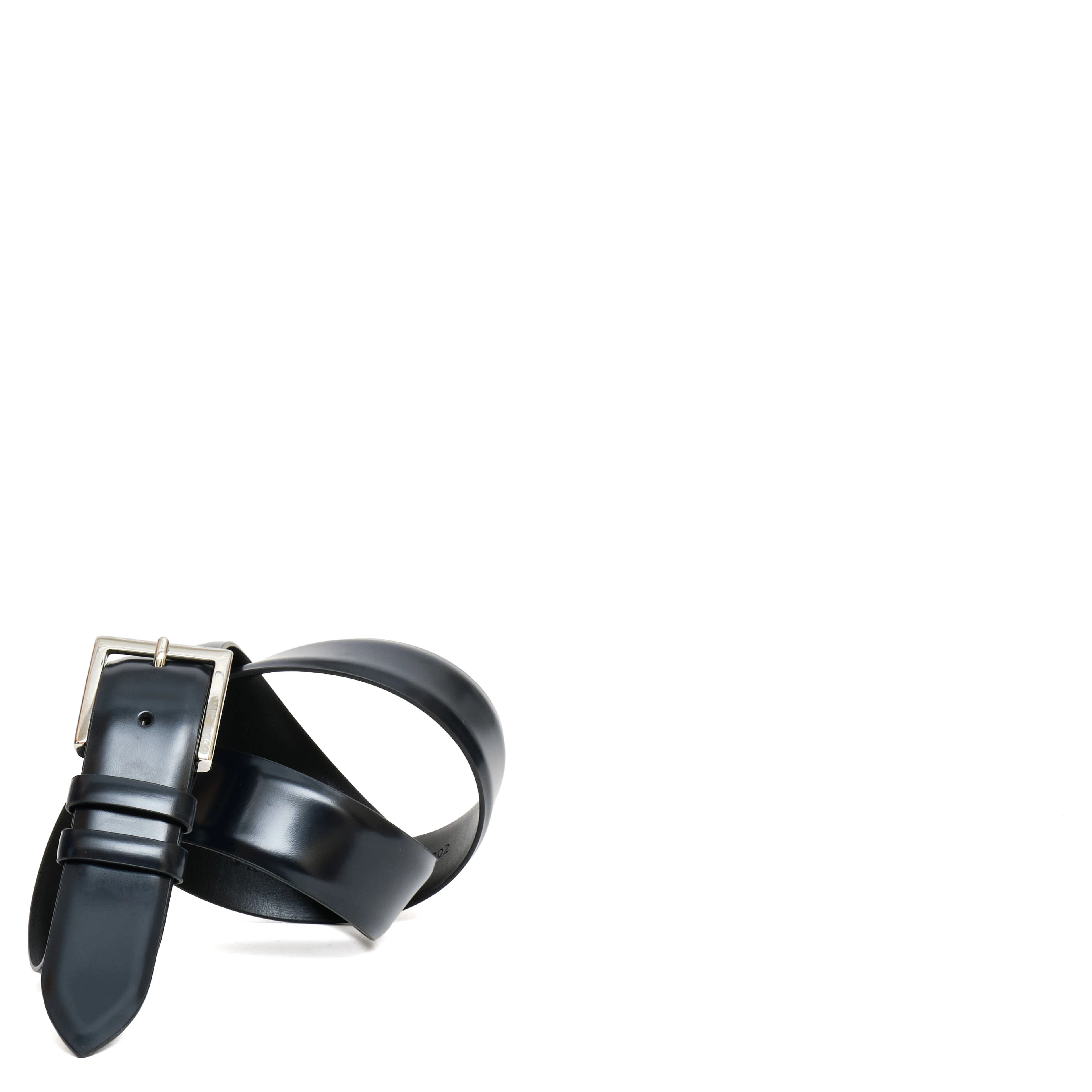 Cintura Classica Calf In Pelle 3,5 Cm