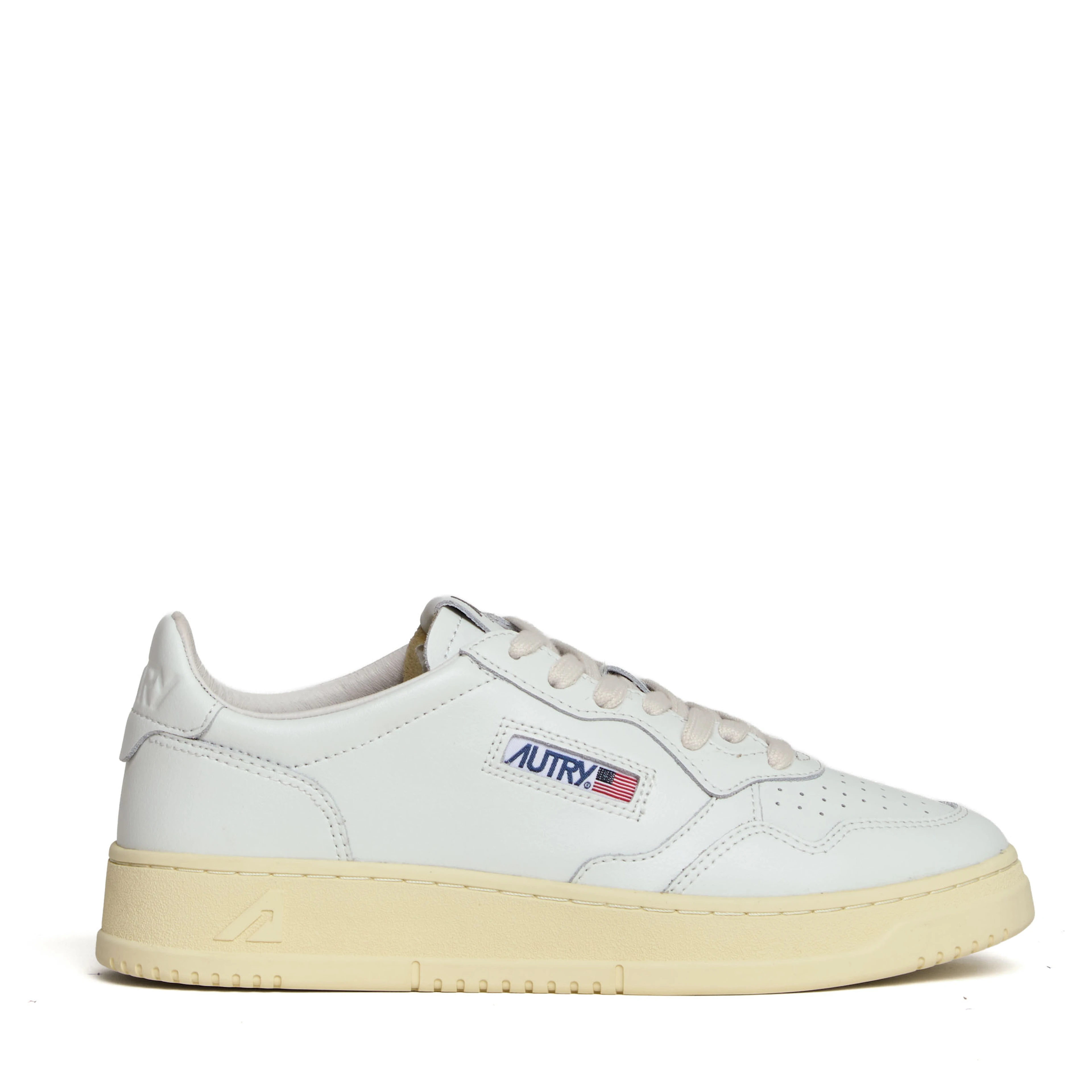 Sneakers Medalist Low In Pelle Bianca