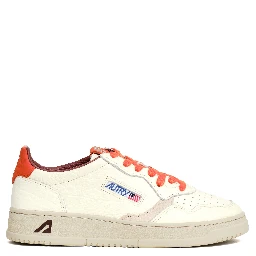 Sneakers Medalist Low In Pelle Nabuk Elephant Zucca, Sabbia