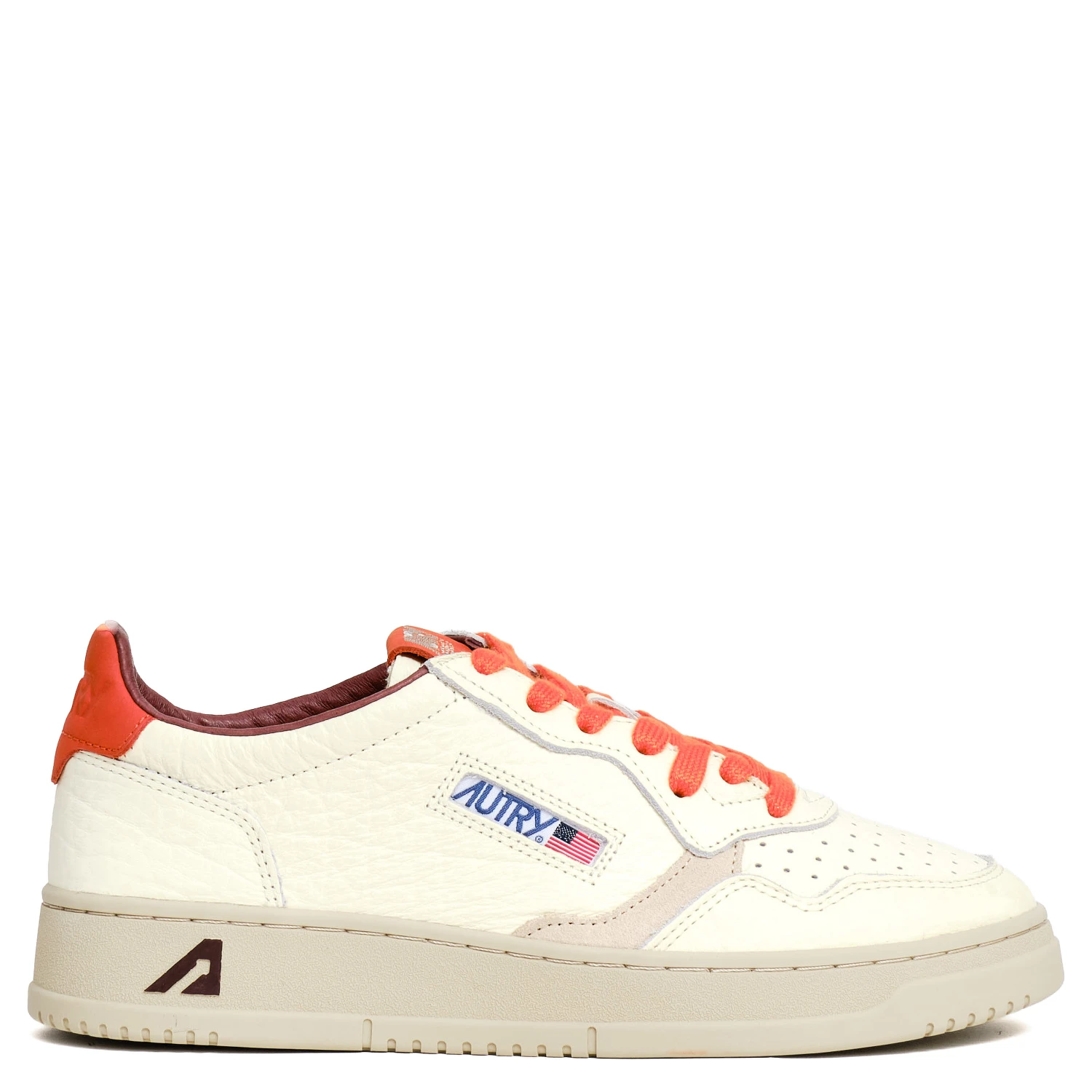 Sneakers Medalist Low In Pelle Nabuk Elephant Zucca, Sabbia