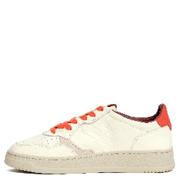 Sneakers Medalist Low In Pelle Nabuk Elephant Zucca, Sabbia