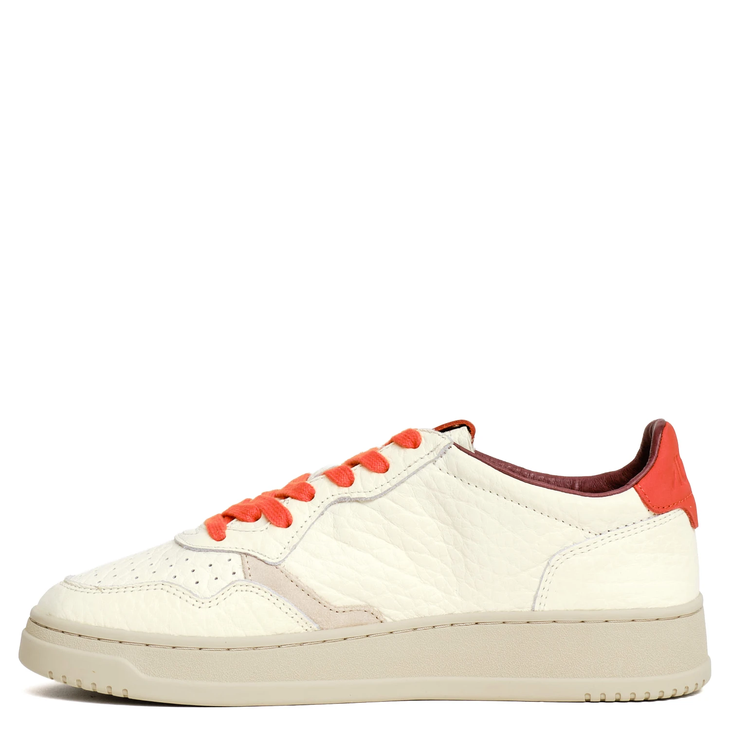 Sneakers Medalist Low In Pelle Nabuk Elephant Zucca, Sabbia