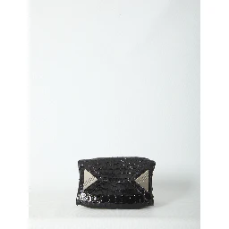 La Passeggiata top handle black bag mini