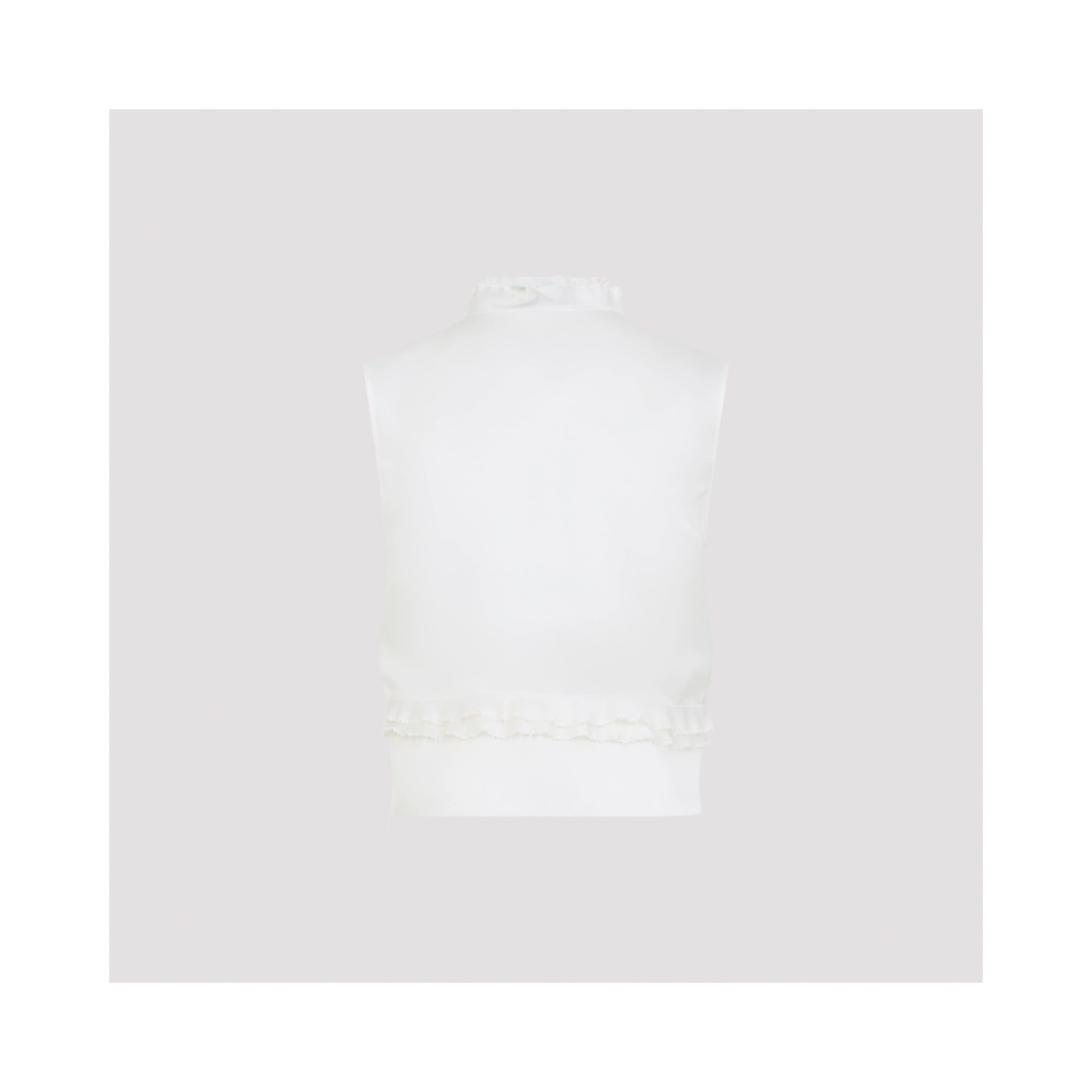 Alberta Ferretti Triple Organza Top