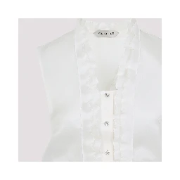 Alberta Ferretti Triple Organza Top
