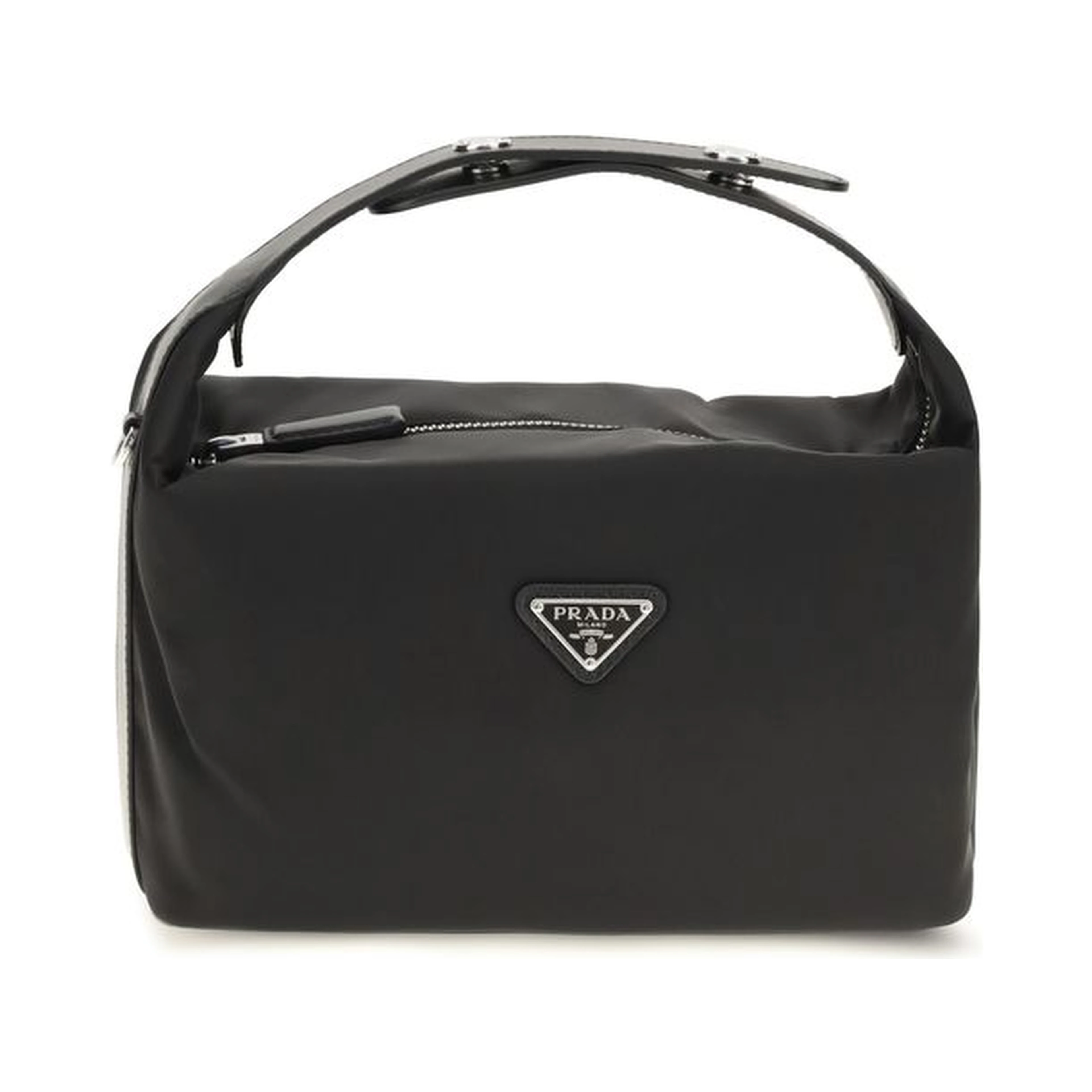 Black Recycled Polyamide Shoulder Bag