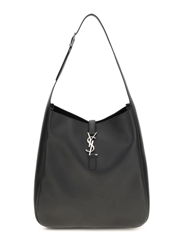 Black Calf Leather Bos Taurus Shoulder Bag