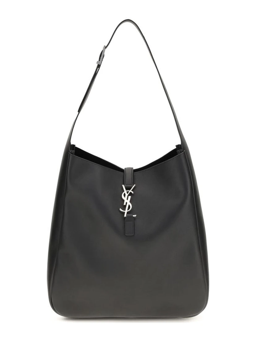 Black Calf Leather Bos Taurus Shoulder Bag
