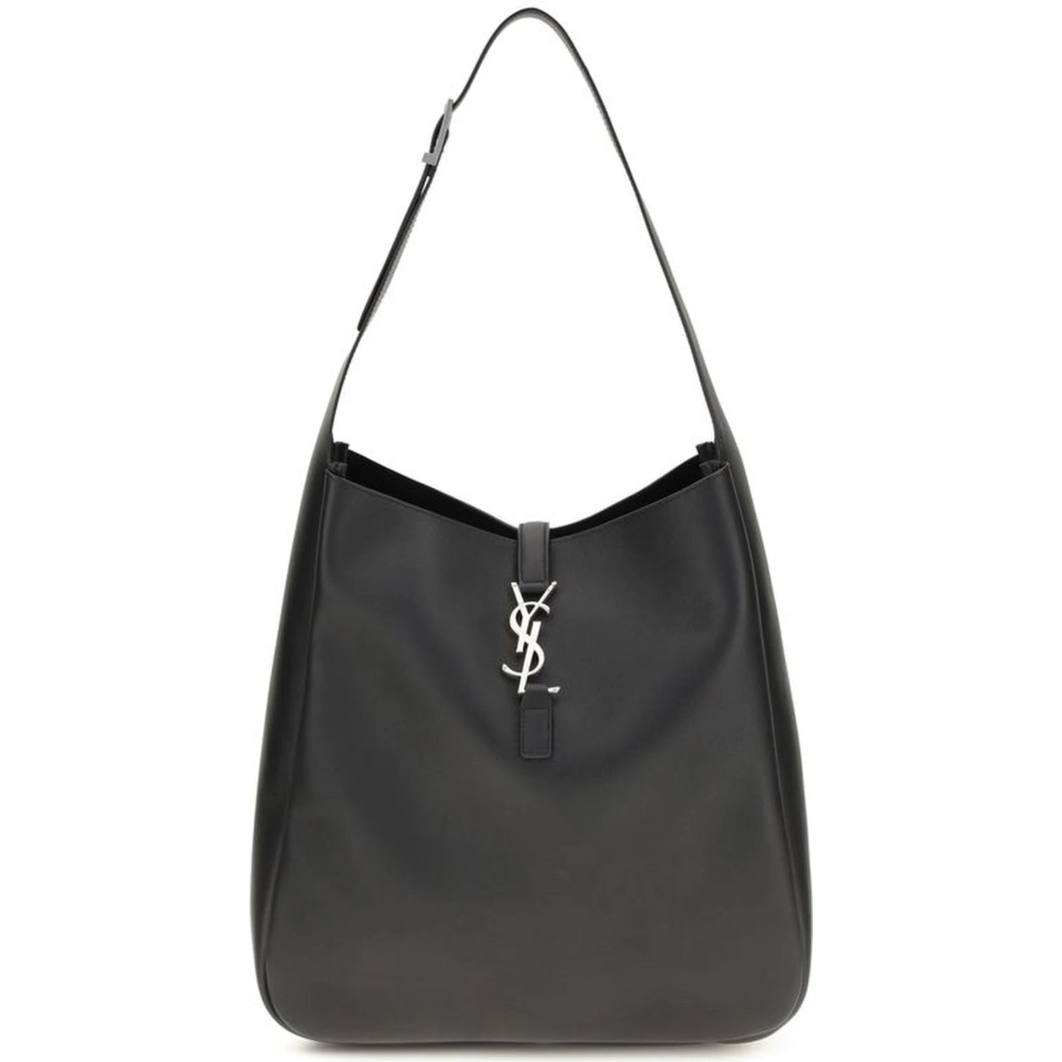 Black Calf Leather Bos Taurus Shoulder Bag