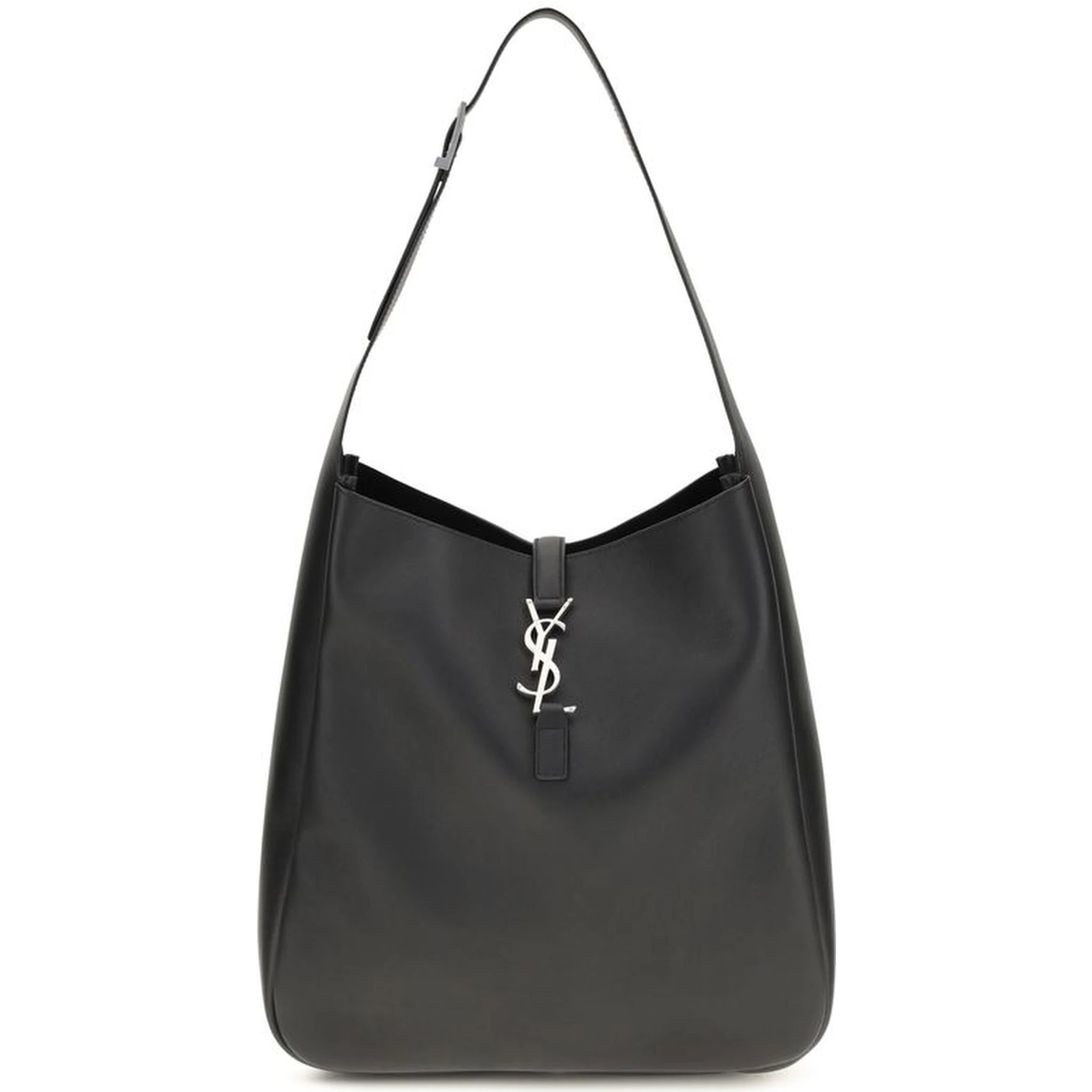 Black Calf Leather Bos Taurus Shoulder Bag