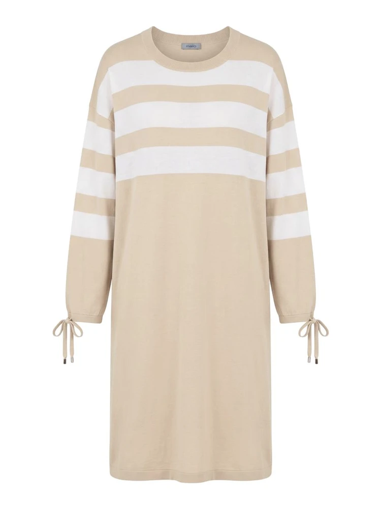 Beige Cotton Women Dress