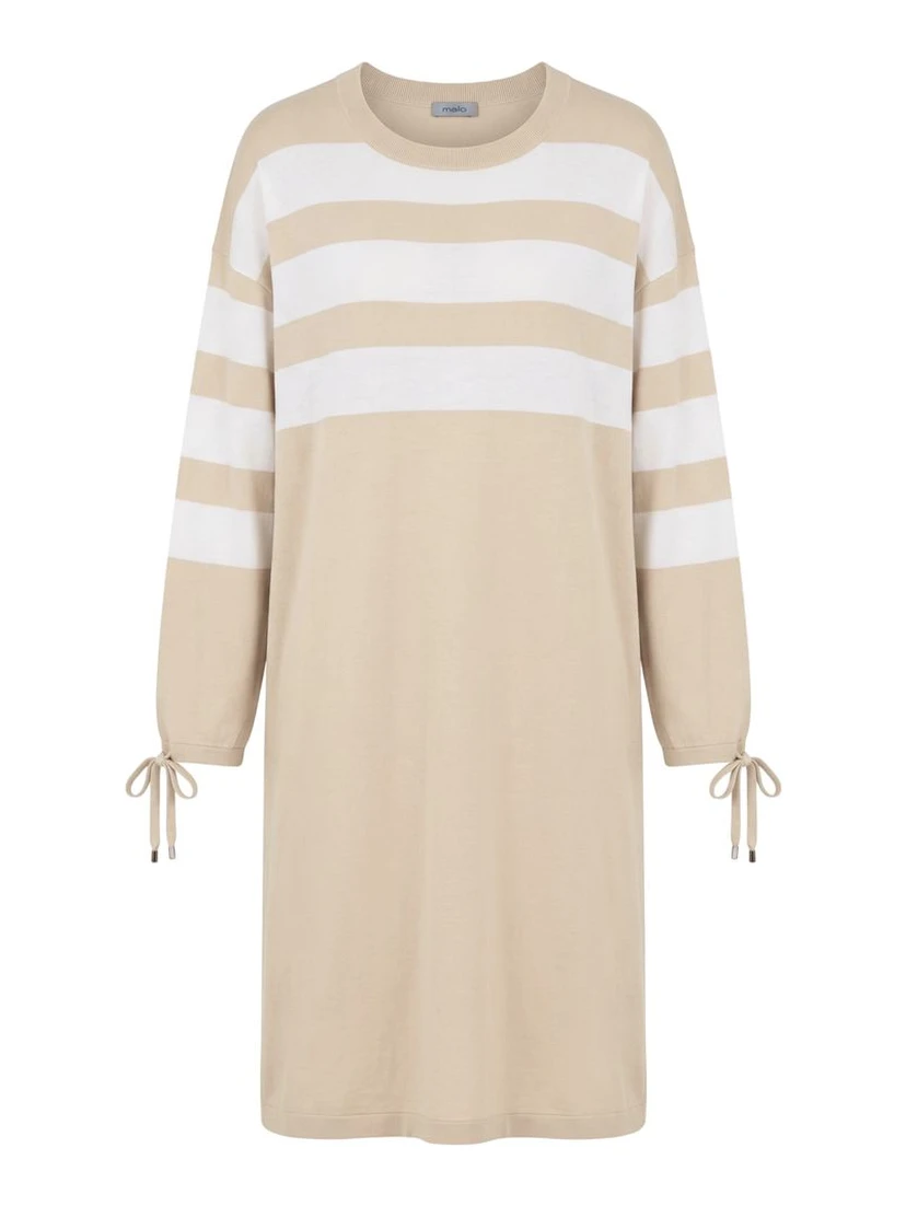 Beige Cotton Women Dress