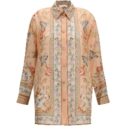 Multicolor Silk Pattern Shirt