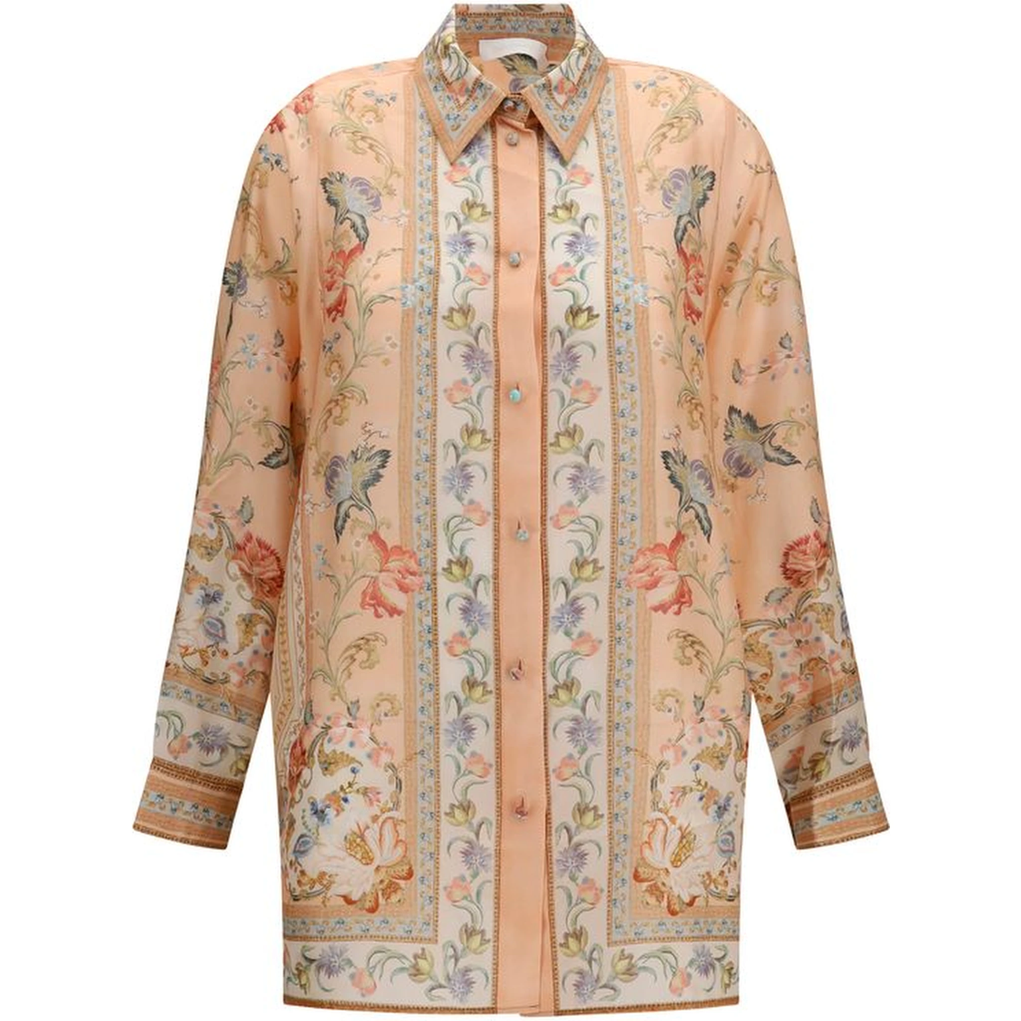 Multicolor Silk Pattern Shirt