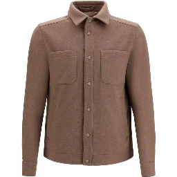 Brown Polyester Jacket