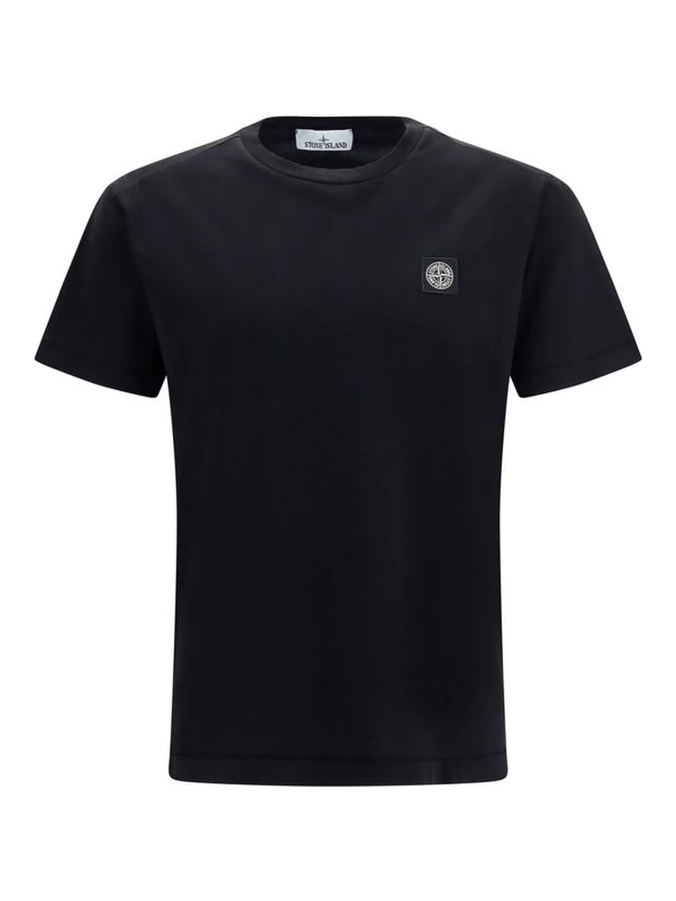 Black Cotton T-Shirt