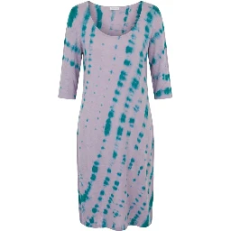 Purple Cotton Women Dress