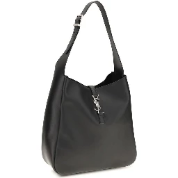 Black Calf Leather Bos Taurus Shoulder Bag