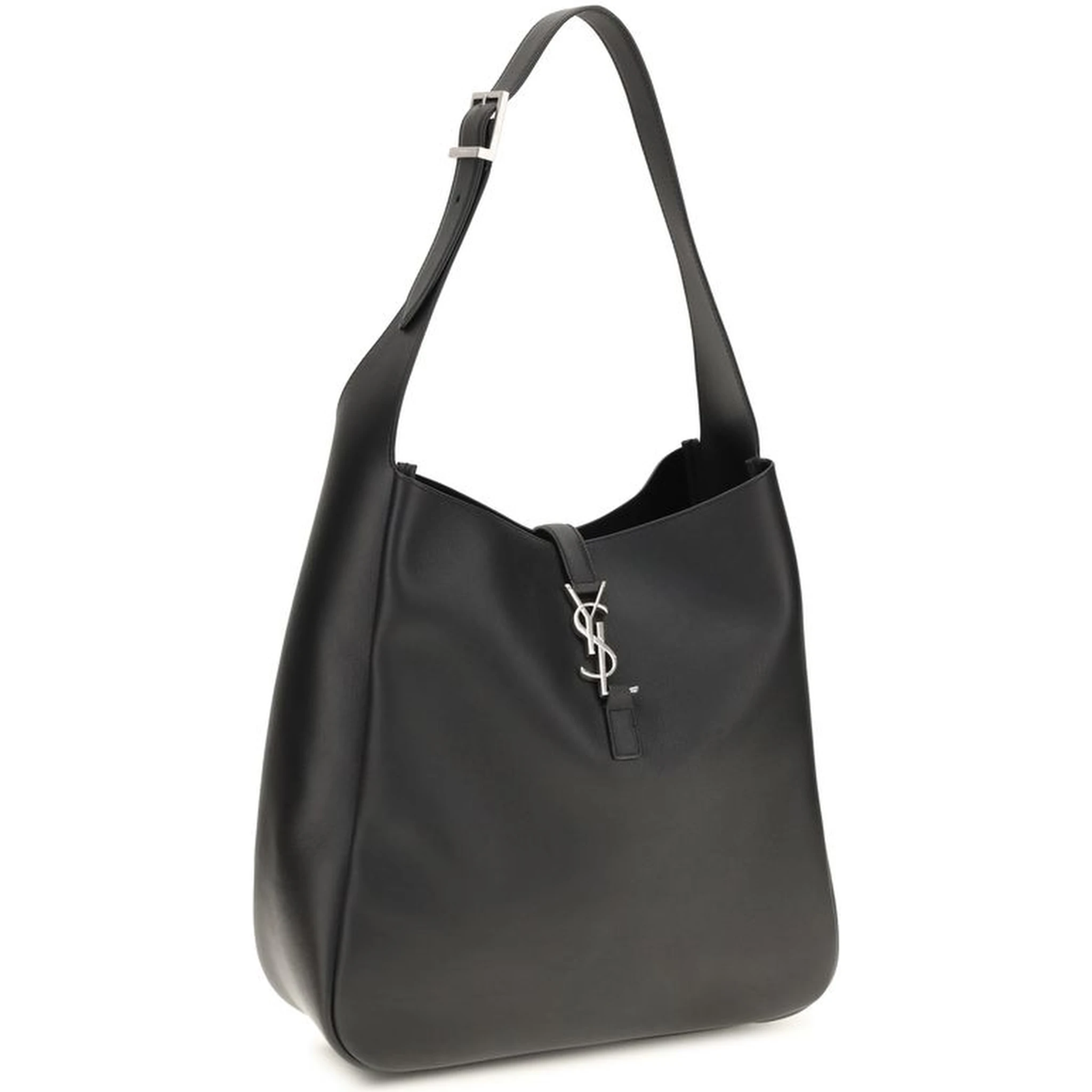 Black Calf Leather Bos Taurus Shoulder Bag