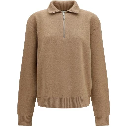 Beige Wool Oves Aries Polo Shirt