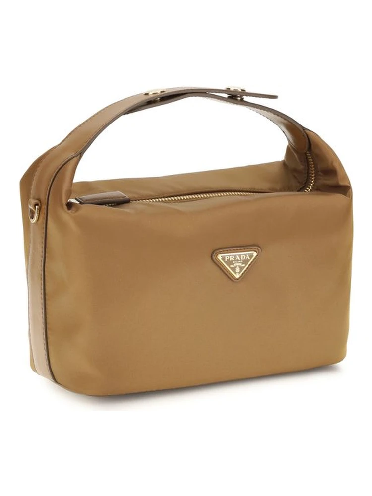 Beige Recycled Polyamide Shoulder Bag alternative