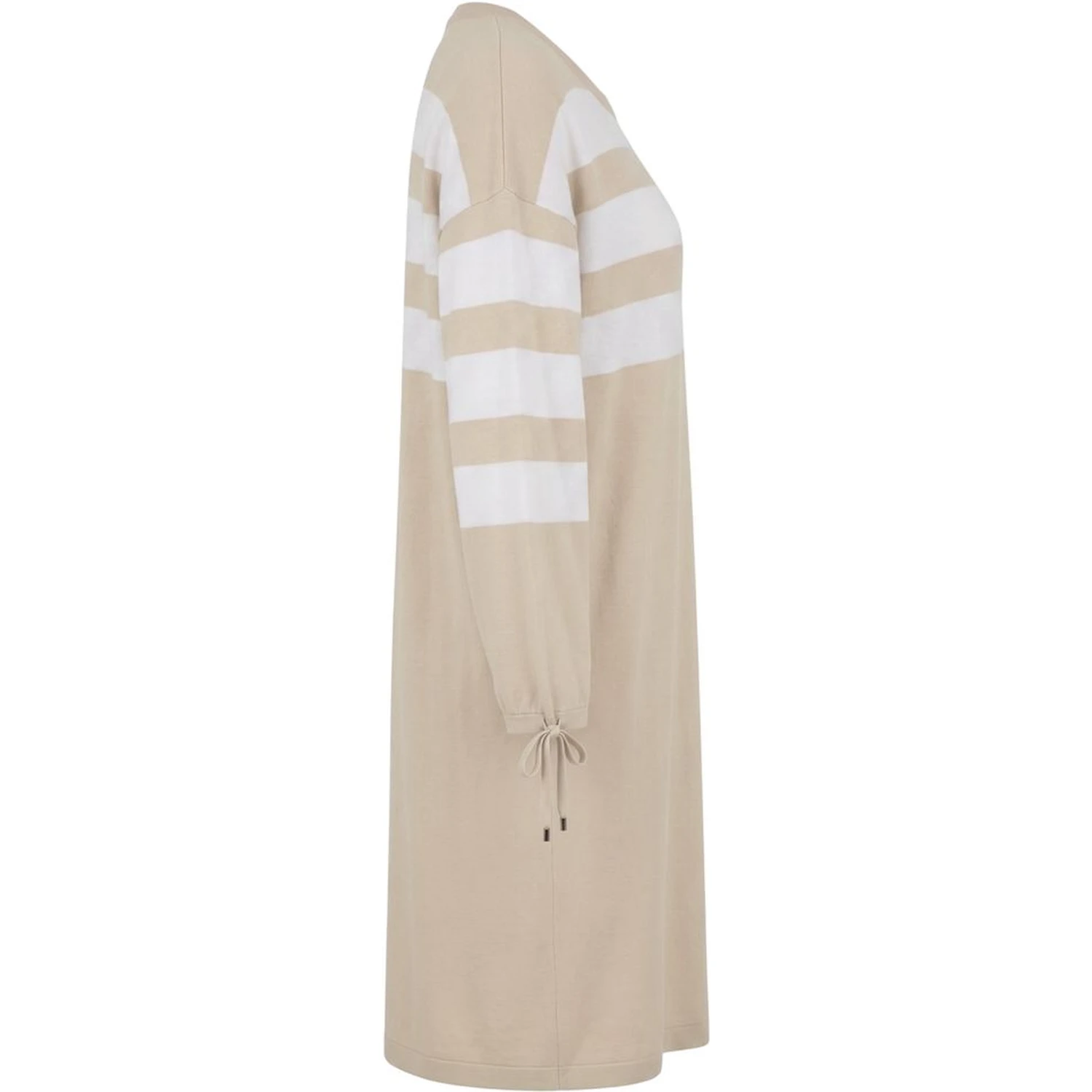 Beige Cotton Women Dress