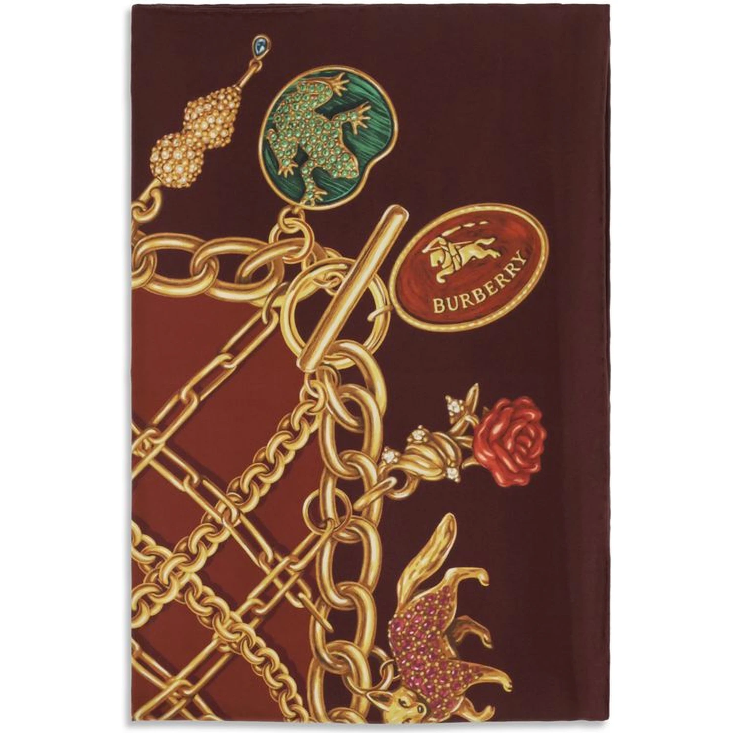 Bordeaux Silk Scarf