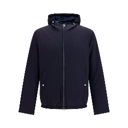 Blue Goose Down Full-Length Jacket