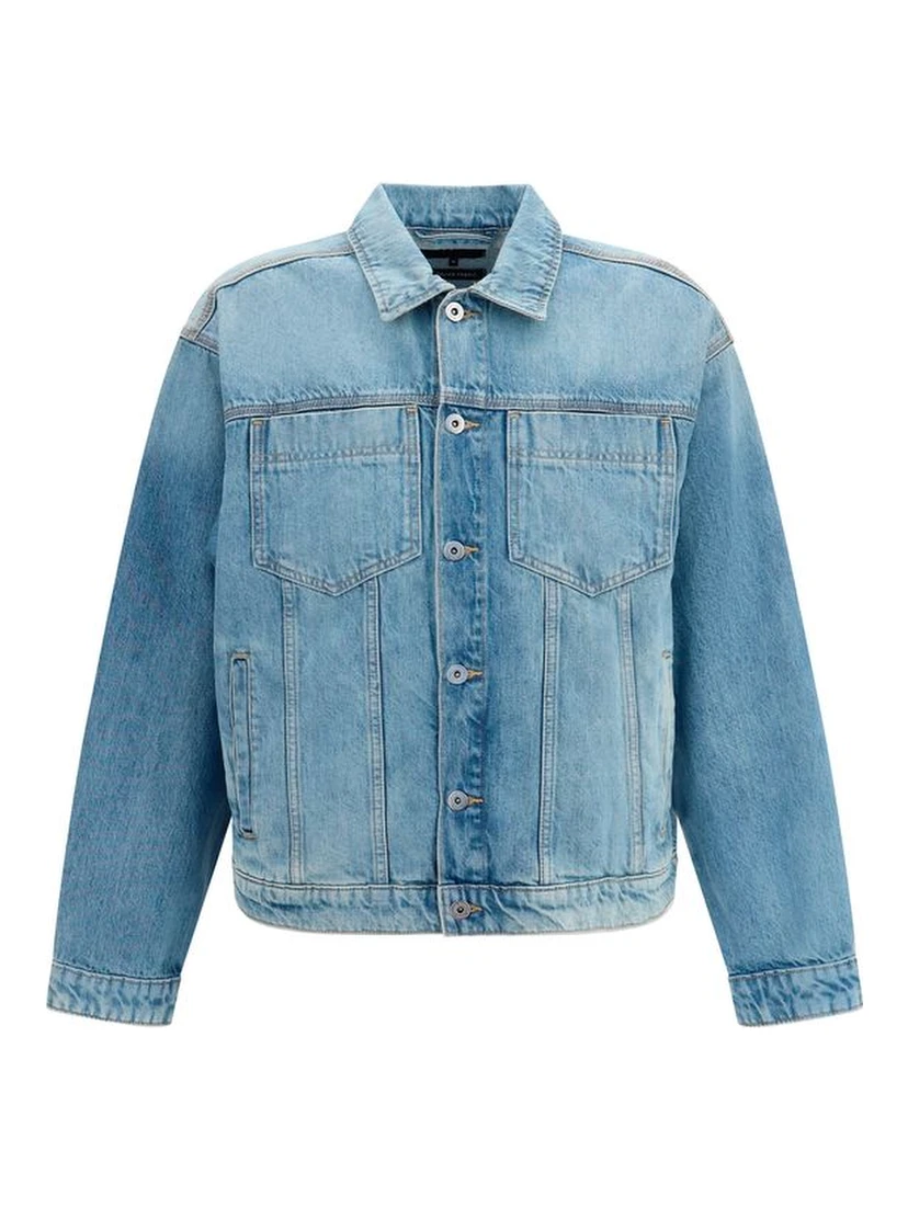 Blue Cotton Denim Jacket
