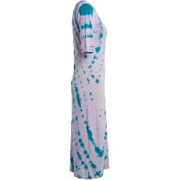 Purple Cotton Women Dress