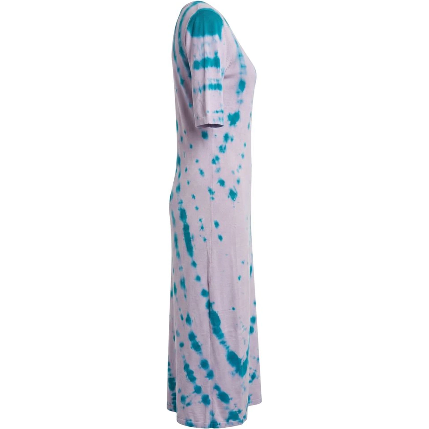 Purple Cotton Women Dress