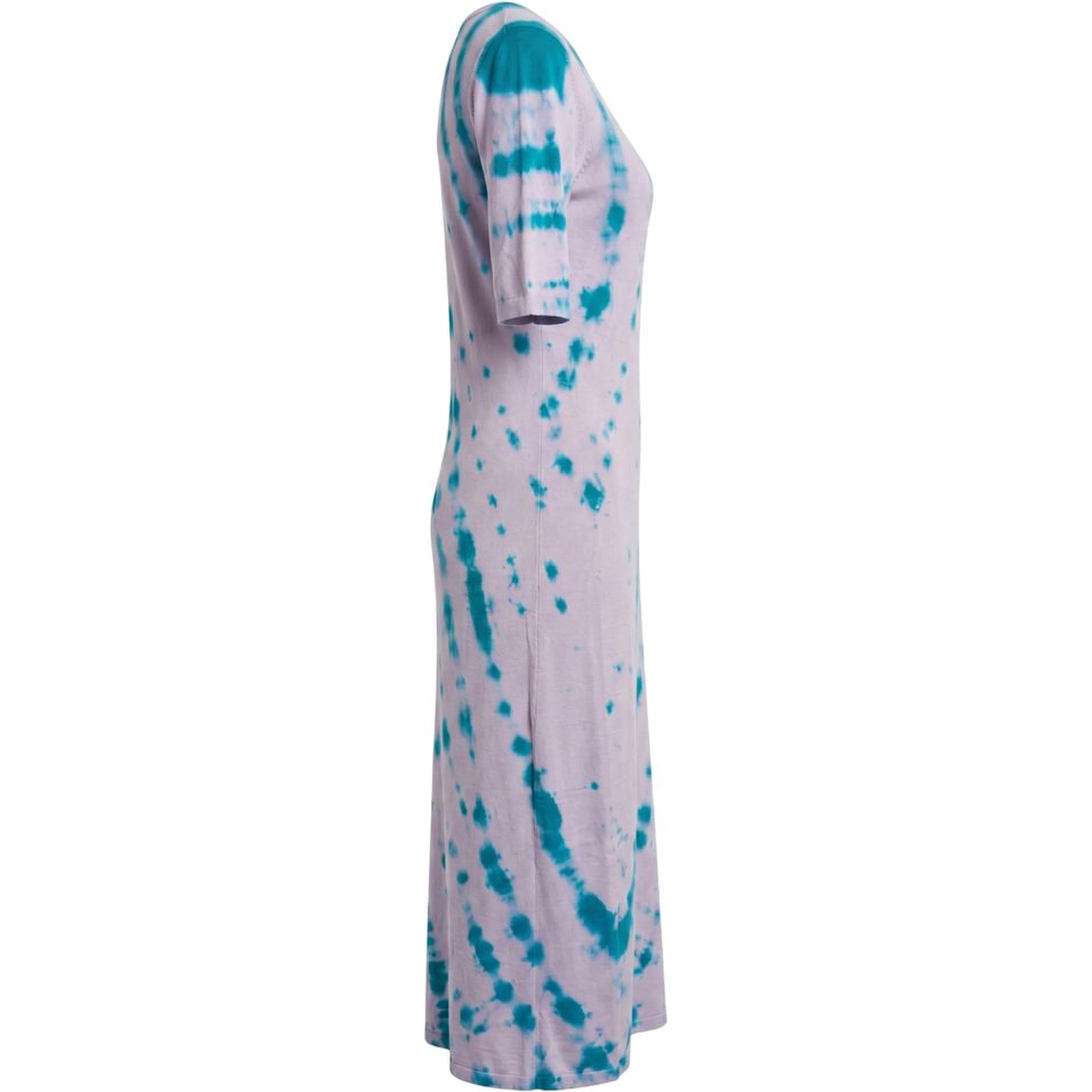 Purple Cotton Women Dress