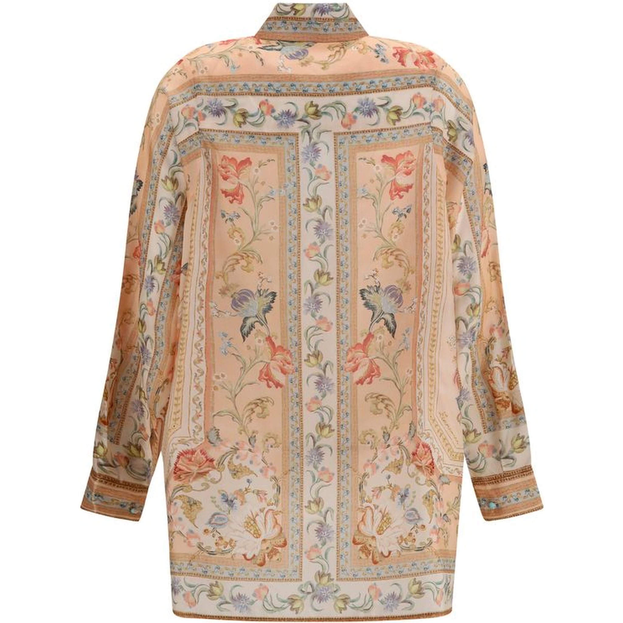 Multicolor Silk Pattern Shirt